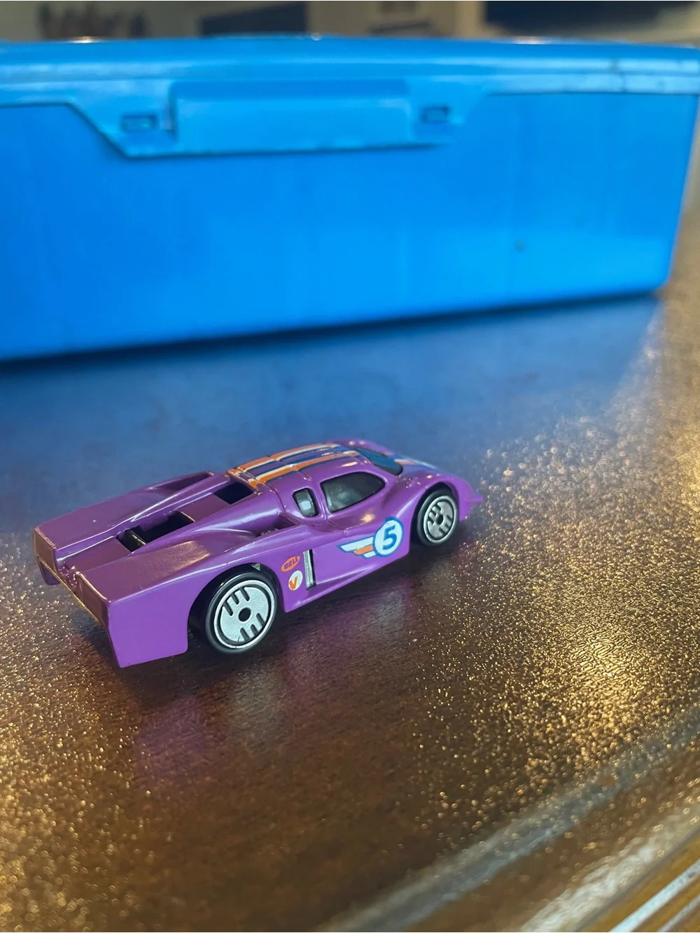 Hot Wheels GT Racer 1988 #5 Purple Speed Fleet
